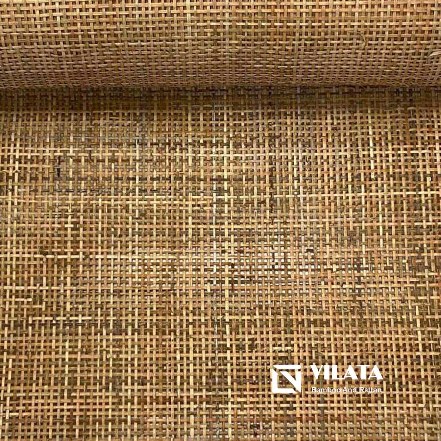 Dark Brown Natural Rattan Cane Square Webbing Vilata.2