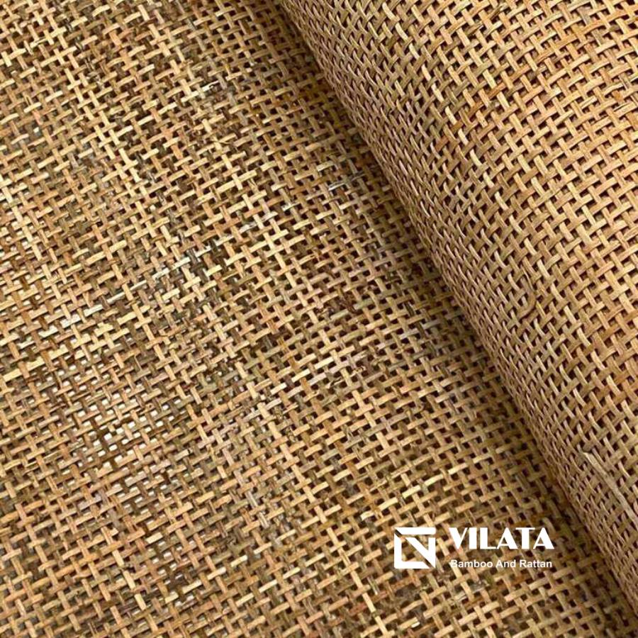 Dark Brown Natural Rattan Cane Square Webbing Vilata.3