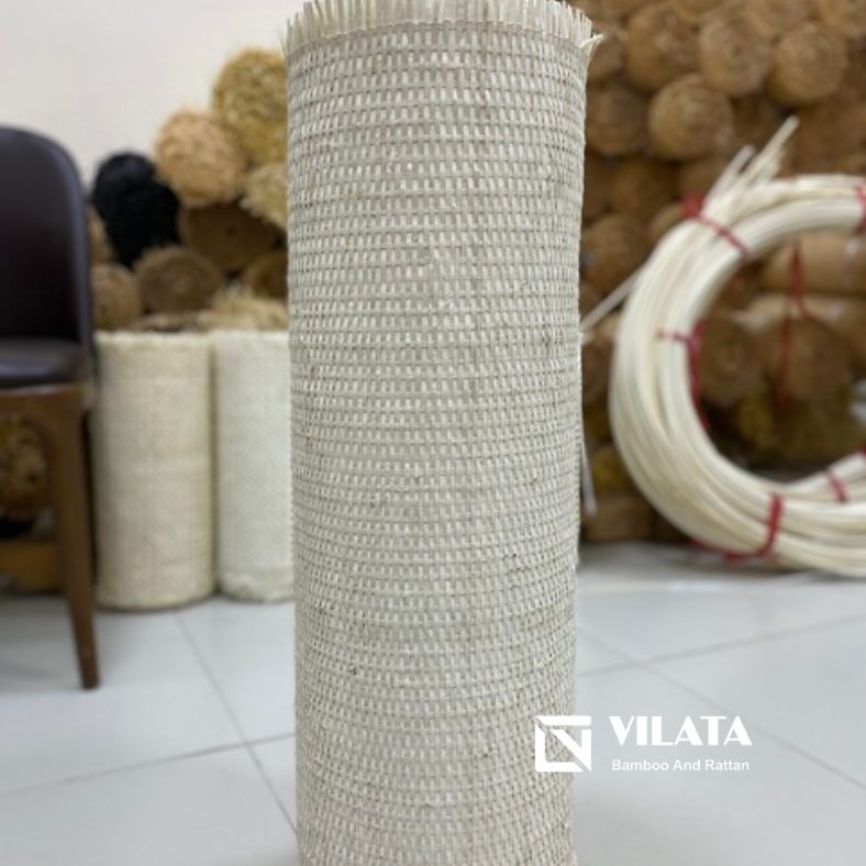 White Close Weave Cane Webbing vilata.1