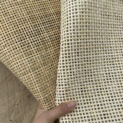 Natural Rattan Cane Square Webbing Woven Rattan Mesh, Square Rattan Webbing 45/60/70/90cm x 15m
