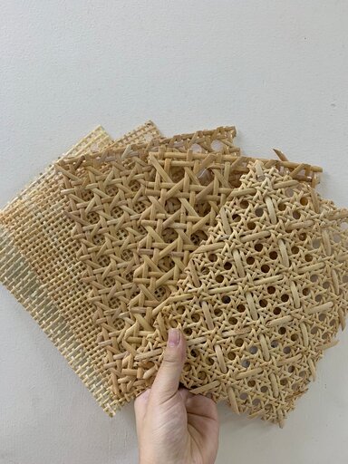 Rattan has a variety of weaving styles