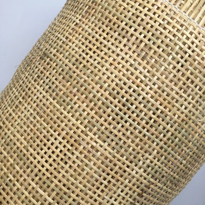 Close-up photo of rattan material