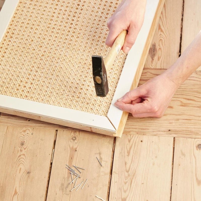 DIY Cane Webbing Tutorial