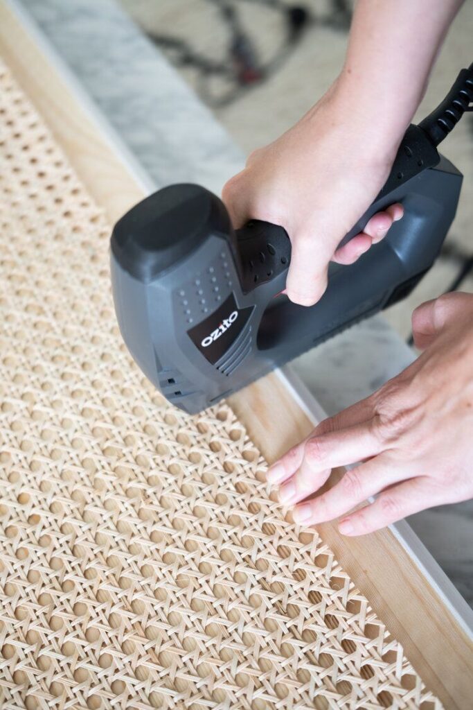 New home renovation solutions using rattan cane webbing